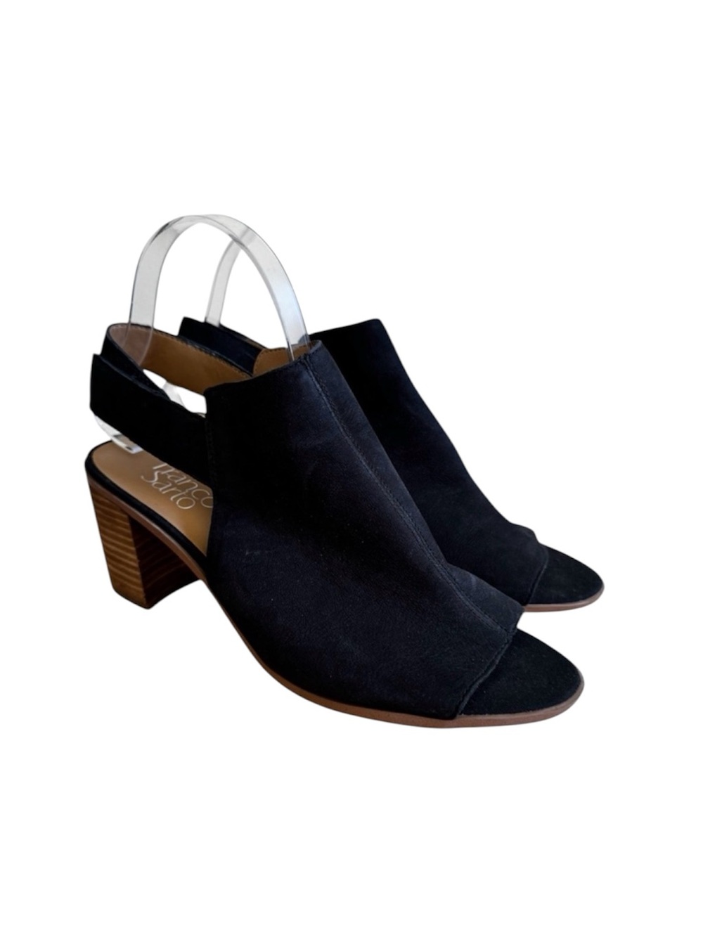 Franco Sarto Sandals HELIX Leather Open Toe Booties Sling Back